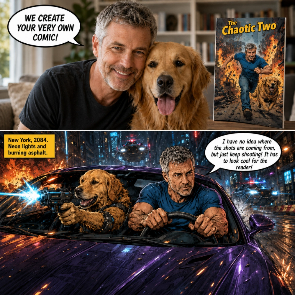 Personalized comic example