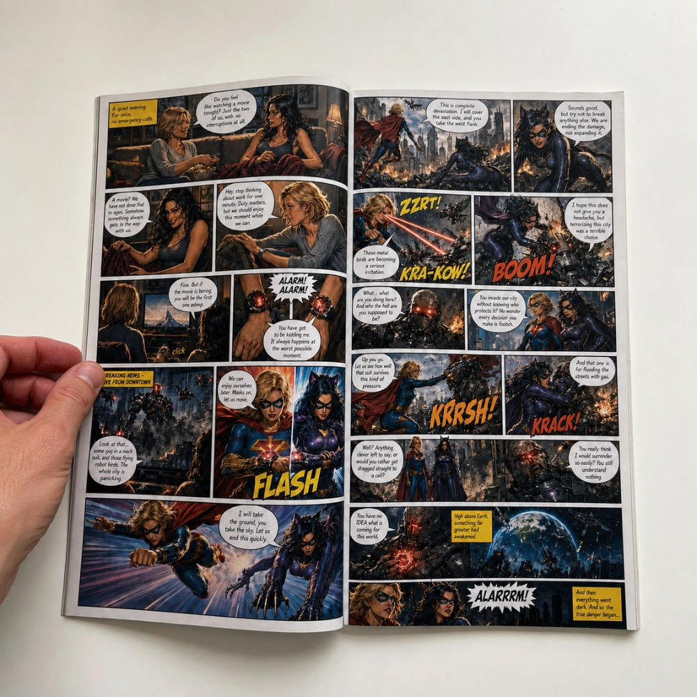 Personalized comic example